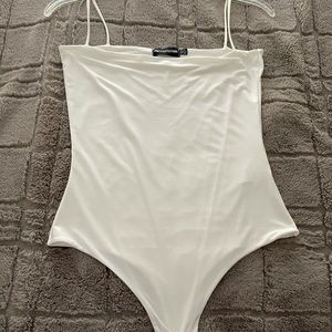 Pretty little thing white bodysuit